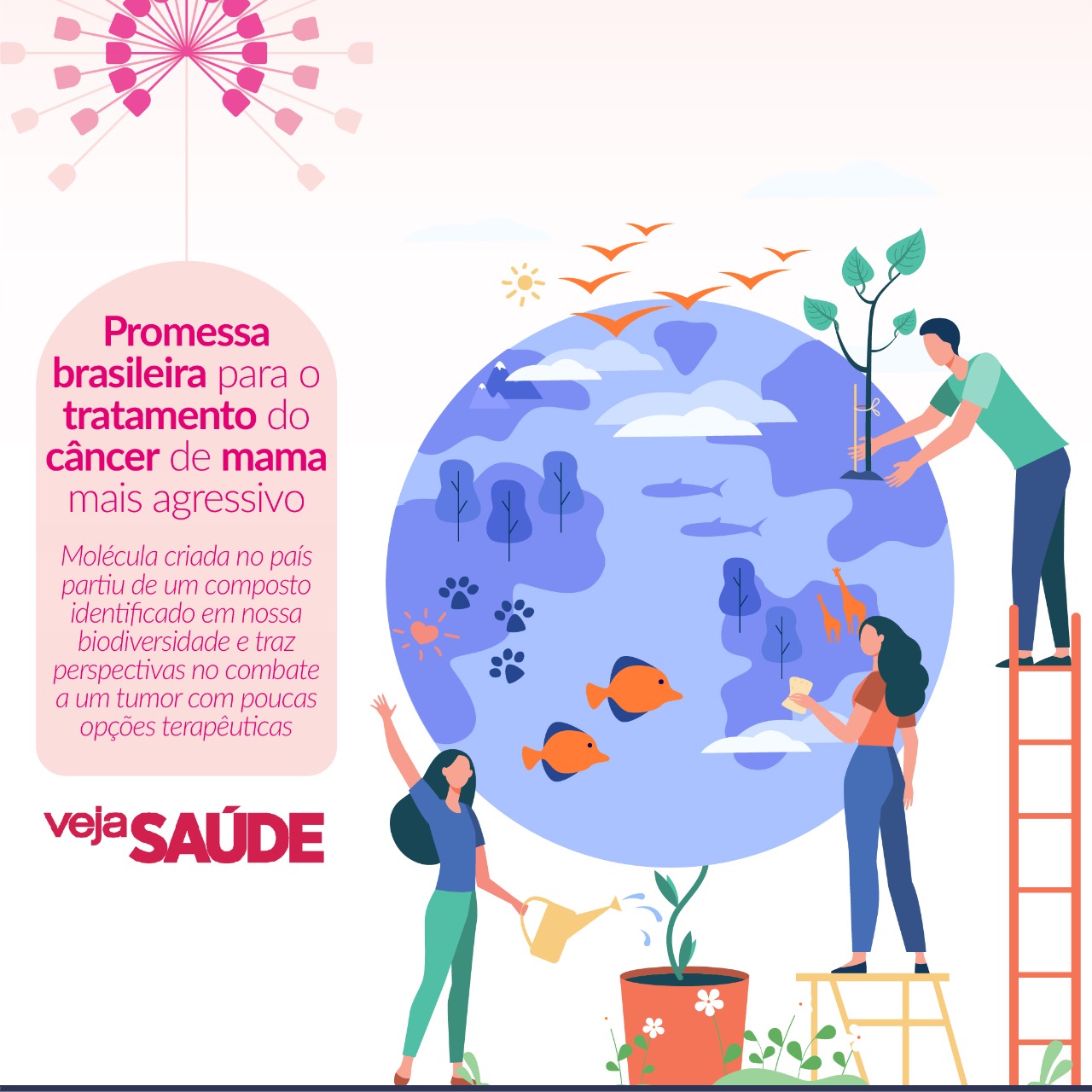 Promessa brasileira para o tratamento do câncer de mama mais agressivo